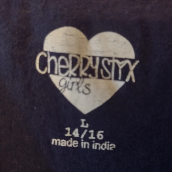 Girls Outfit Corduroy Skirt Size 16 With think happy thoughts long sleeve top - Picture 3 of 5